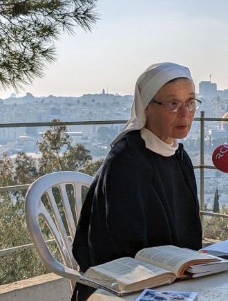 Sœur Marie, prieure du monastère du mont des Oliviers ©RCF