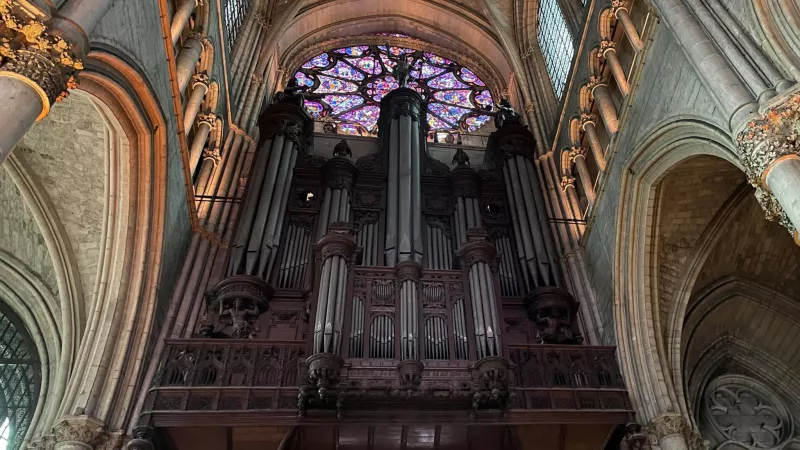 Alexis Claude-Reitz - L'orgue de la cathédrale de Reims avant rénovation