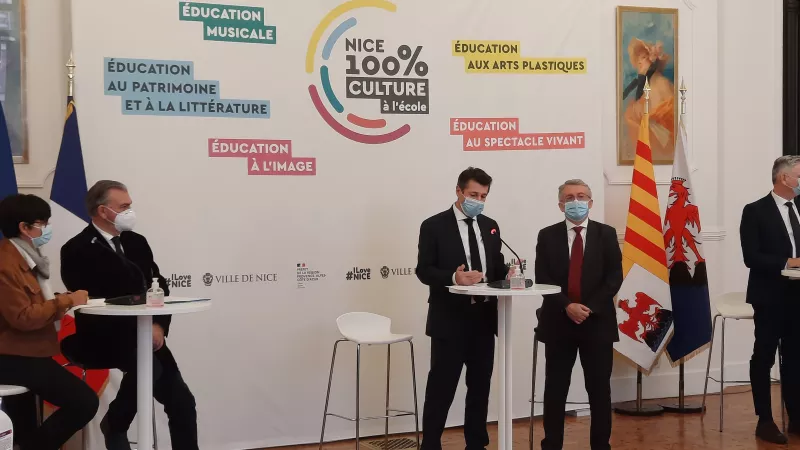 La mairie de Nice dévoile le plan Nice 100% Culture à l’École 