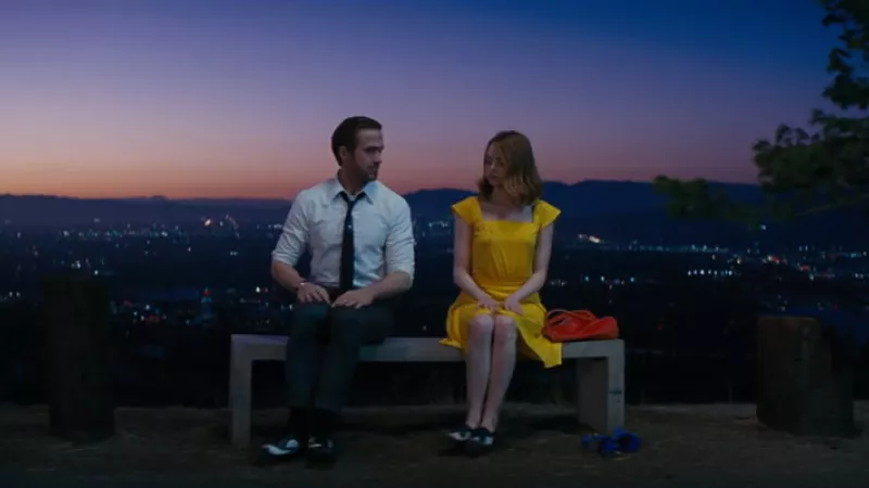 Ryan Gosling, Emma Stone dans La la land. Crédit Linus Sandren/M6 vidéo