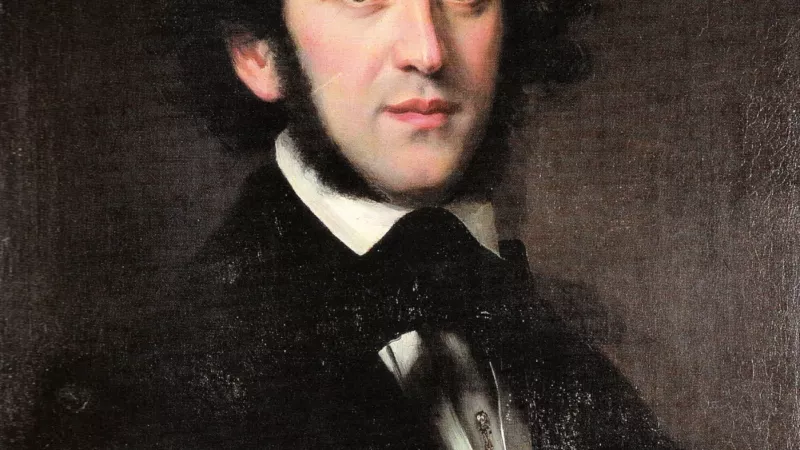 Felix Mendelssohn en 1846 par Eduard Magnus.