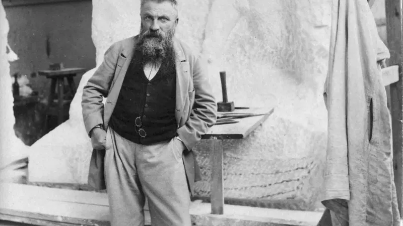 Wikimédia Commons - Rodin photographié par Dornac en 1898