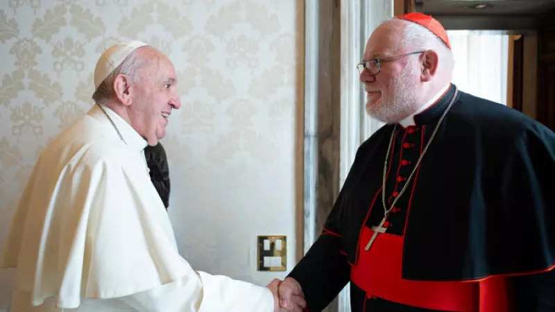 Le pape François et le cardinal Reinhard Marx - VaticanMedia-Foto/CPP/CIRIC