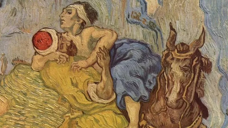 Wikimédia Commons - Le Bon Samaritain, Van Gogh, 1890, Rijksmuseum
