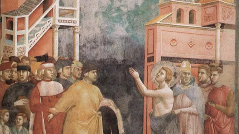 2017 Giotto Basilique d'Assise Saint François renonce à ses biens familiaux