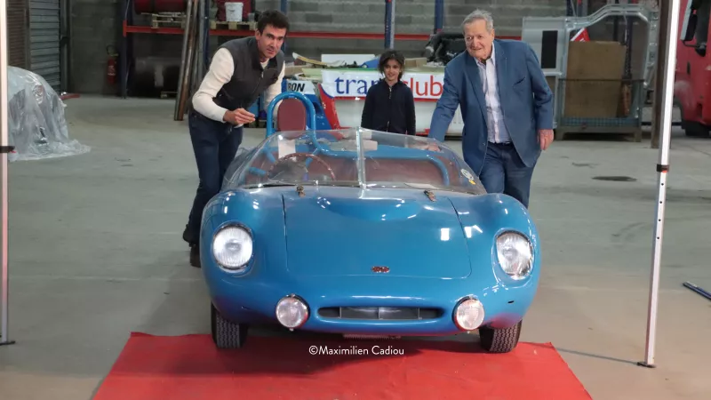 Maximilien Cadiou - Gérard Laureau a piloté cette voiture aux 24 Heures, sa famille la récupère 60 ans plus tard