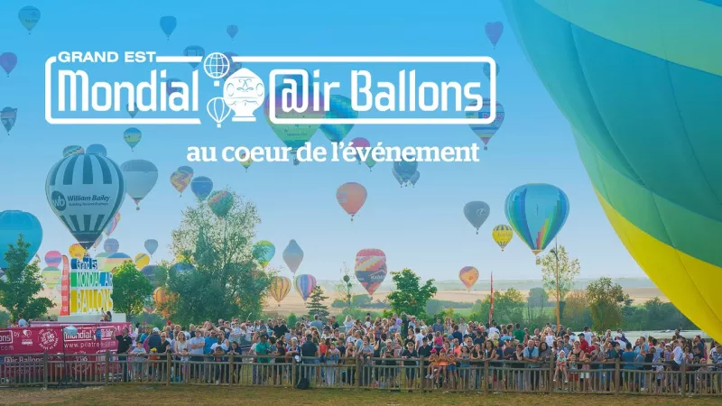 Bannière du Grand Est Mondial Air Ballons sur le site Pilâtre de Rozier