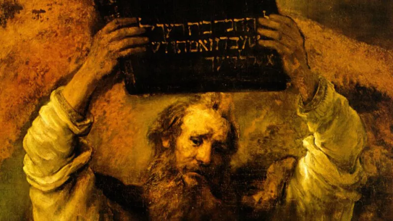 Wikimédia Commons / "Moïse brisant les Tables de la Loi", par Rembrandt (1659)