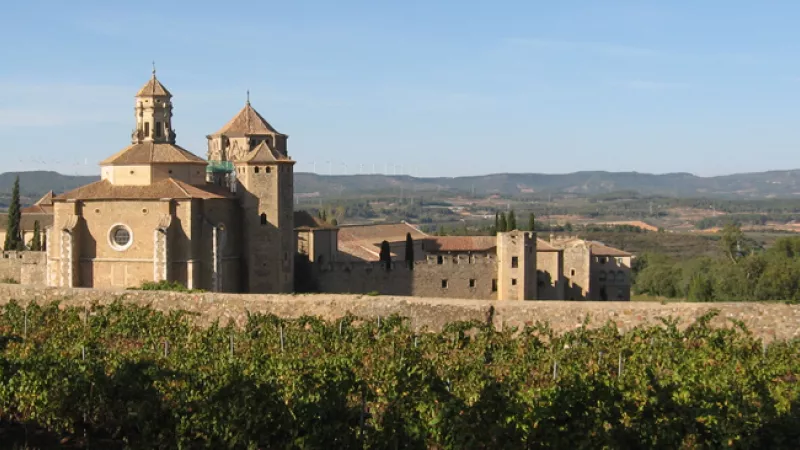 Wikimédia Commons - Le monastère de Sainte-Marie de Poblet, à Vimbodí i Poblet, en Catalogne (Espagne)