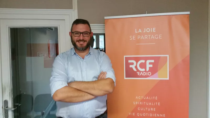 2020 - RCF - EHDL - Olivier Malcurat dans le studio Saint Martin de RCF Touraine