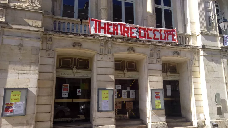 RCF - Le théâtre Jacques Cœur est occupé depuis le 23 mars dernier.