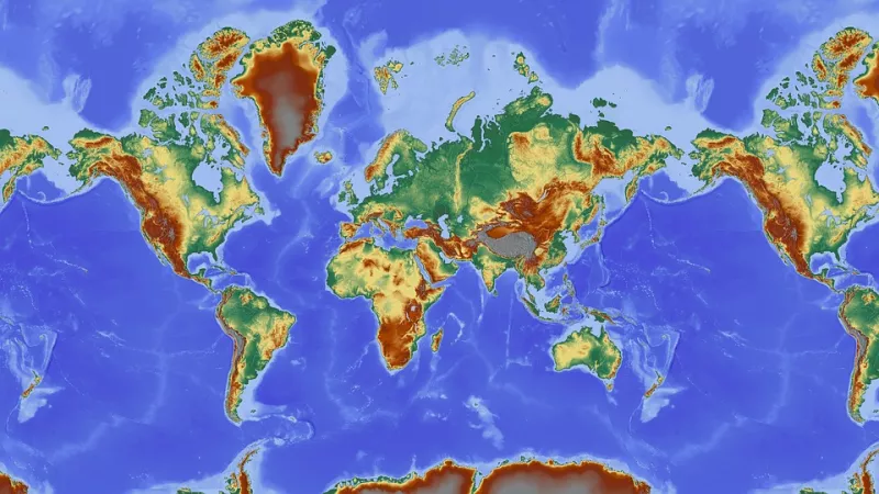 Carte du monde (illus.)