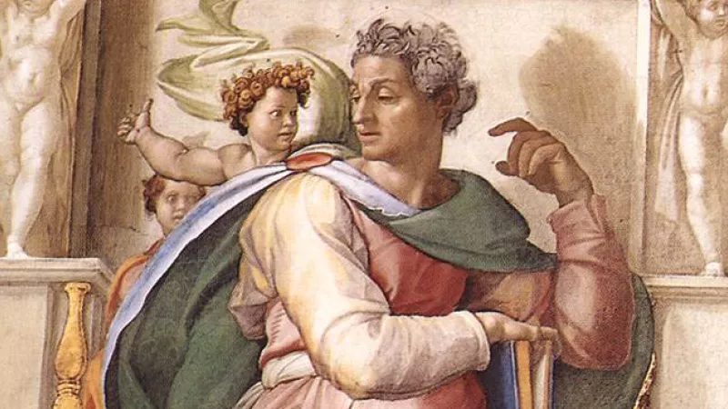 Wikimédia Commons - Le prophète Isaïe par Michel-Ange, chapelle Sixtine (Rome)