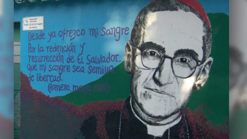 Éditions Vie Chrétienne - Fresque représentant Mgr Oscar Romero