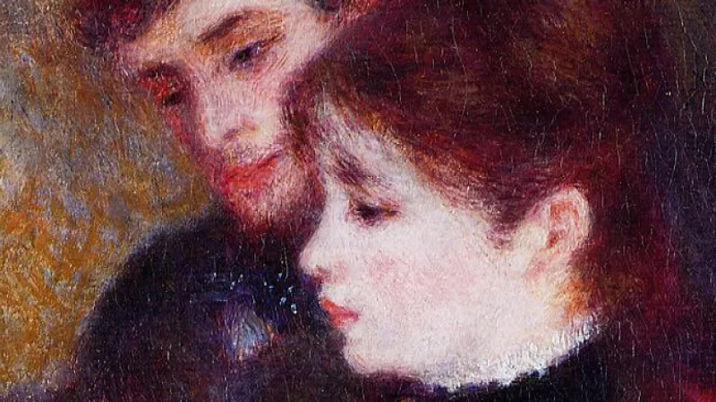 Wikimédia Commons - Couple lisant, par Auguste Renoir (1877)