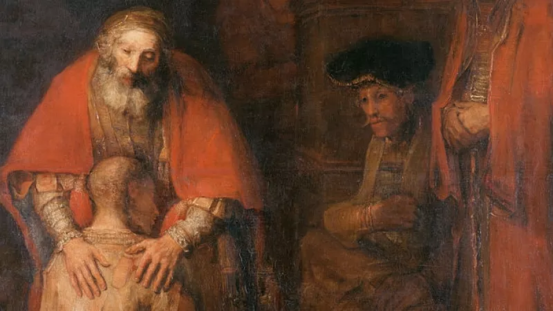 Rembrandt, Le Retour du fils prodigue (1668) ©Wikimédia commons