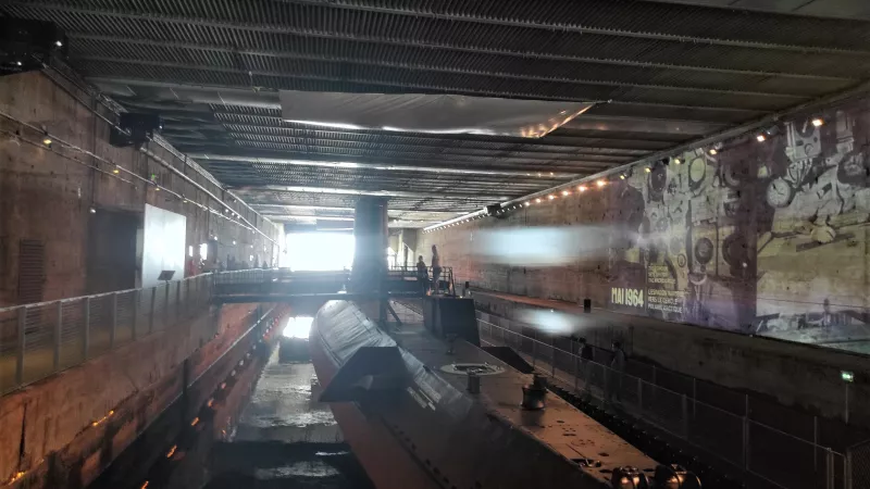 © Fidélité Nantes - Le sous-marin Espadoon à visiter à Saint Nazaire