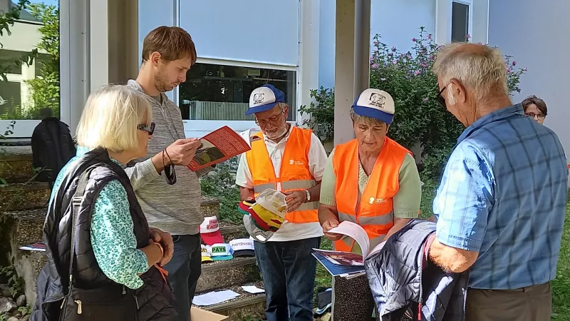Jeu de piste à l'anniversaire du CCFD Terre-Solidaire en Haute-Savoie