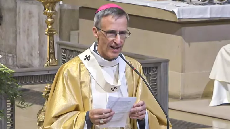 Mgr de Germay présente sa lettre pastorale - © Diocèse de Lyon (Youtube)