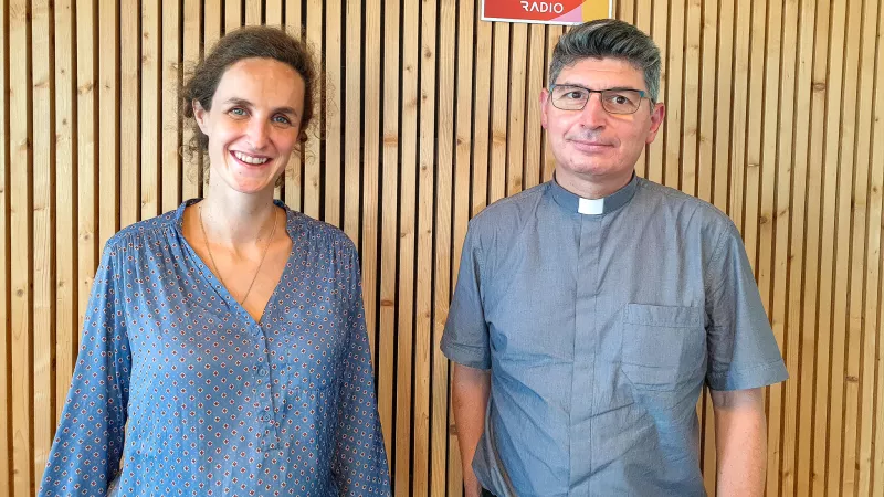 de gauche à droite : Diane Montagne, Yves Guerpillon - © RCF Lyon