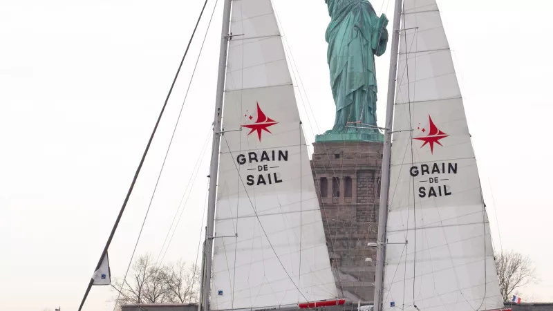 Le bateau Grain de Sail arrivant à New-York  ©Bjoern_Kils_Grain_de_Sail