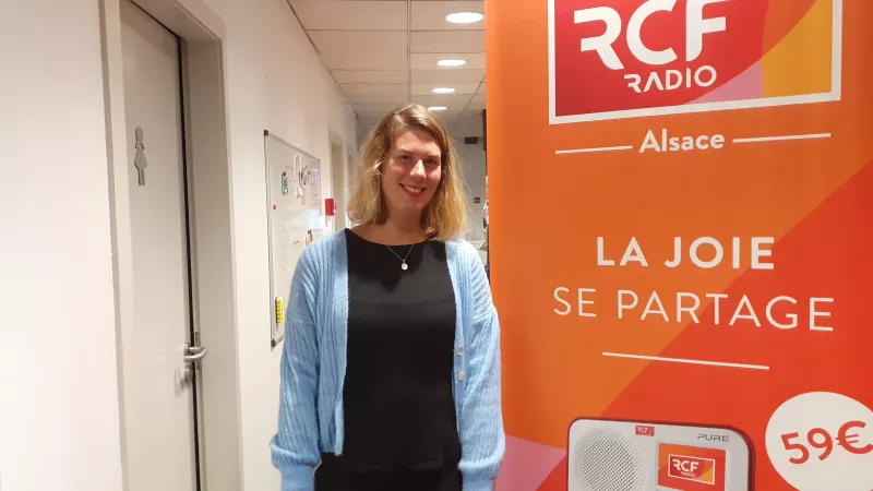 Mathilde Karceles, porteuse du projet sur la consultation citoyenne  - © RCF Alsace