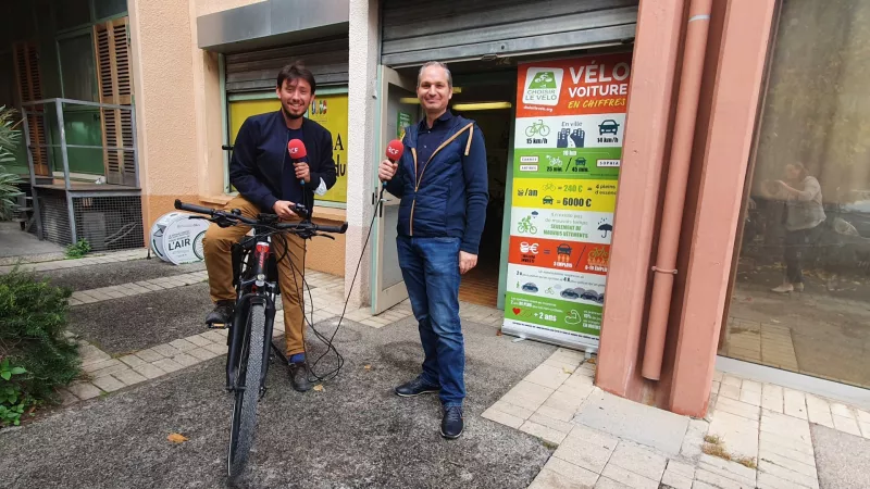La rédaction de RCF Nice Côte d'Azur a testé pour vous le vélo à assistance électrique. - Photo RCF