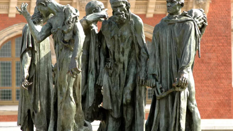 Les Bourgeois de Calais de Rodin, par Michel Bernard