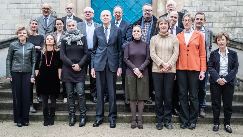 Les 22 membres de la Ciase (Commission indépendante des abus sexuels dans l'Église), réunis pour la première fois le 08/02/2019, Paris ©Olivier DONNARS/CIRIC