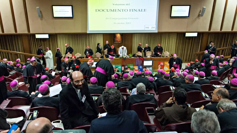 26 octobre 2019 : session finale du synode sur l’Amazonie. Vatican ©M.MIGLIORATO/CPP/CIRIC