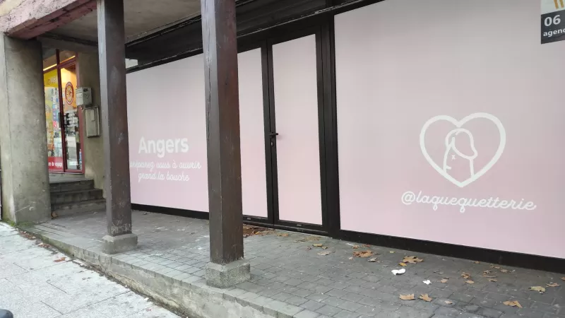 La Quéquetterie annonce l'ouverture de sa boutique à Angers, rue Baudrière, le 1er décembre 2021. ©RCF Anjou