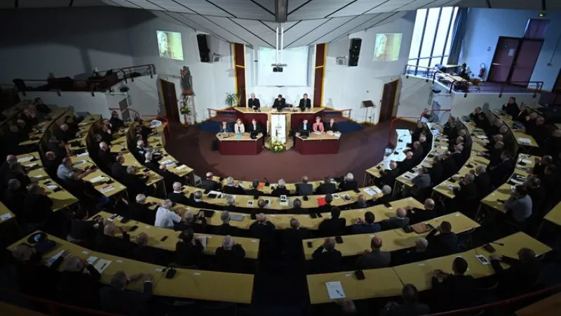 Assemblée plénière des évêques à Lourdes 2021 - © La Croix