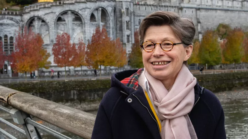 Ce jeudi 18 novembre à Lourdes, Sœur Véronique Margron a été réélue présidente de la Conférence des religieux et religieuses de France (Corref) - Crédits : Sanctuaire de Lourdes / Frédéric LACAZE/CIRIC