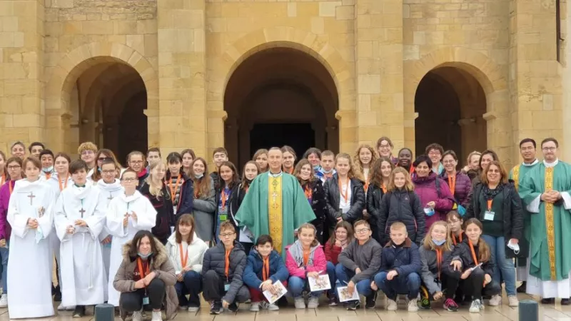 Les jeunes en pèlerinage avec le SDEJ du diocèse de Metz