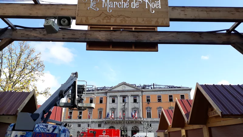 Le Marché de Noël d'Annecy, en 2019. ©RCF Haute-Savoie 