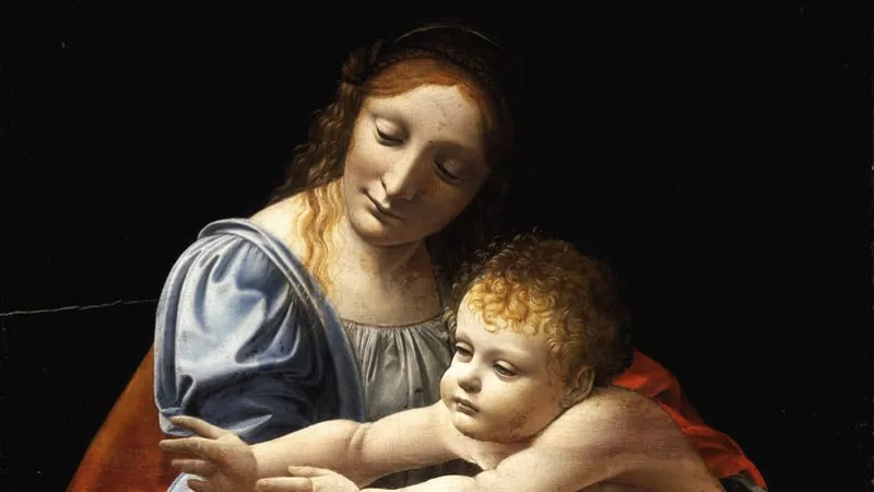Vierge à l'enfant de Boltraffio ©Wikimédia commons
