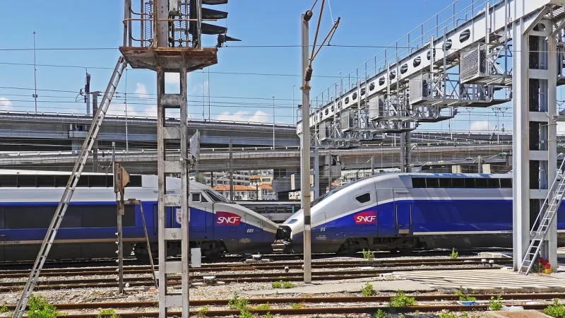 Un TGV en gare de Nice - Pixabay