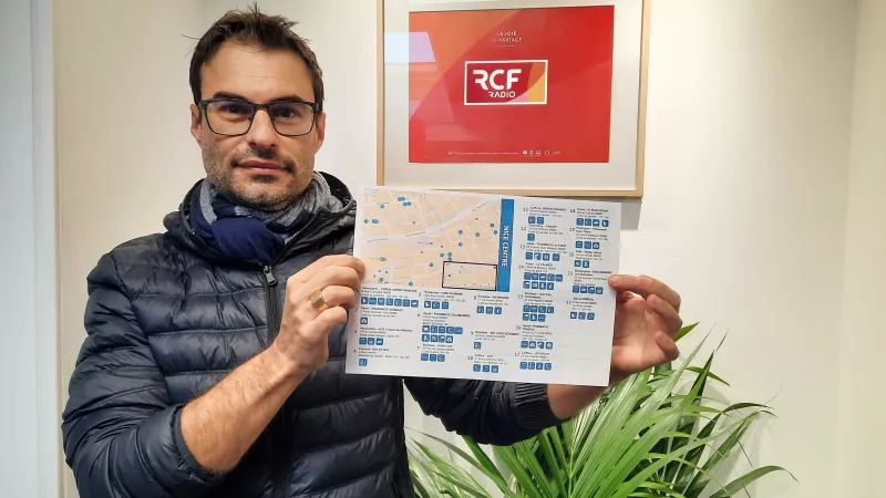 Laurent Delpiano présente la carte 2022 du Carillon - Photo RCF