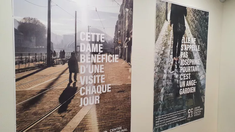 Affiches du CCAS © Chloé Vernet