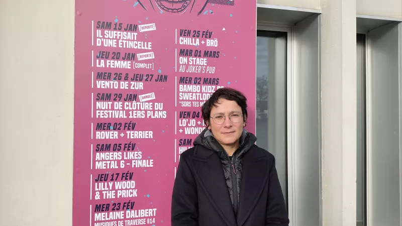 Mélanie Alaitru, codirectrice du Chabada, a décidé de reporter les concerts des 15 et 20 janvier. Il n'y avait pas assez de places assises dans la salle pour les 820 spectateurs. ©RCF Anjou