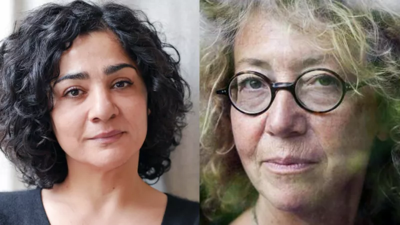 Dimah Abdallah (g.) et Jeanne Benameur ©éditions Sabine Wespiser / David Poirier ; éditions Actes Sud / Patrice Normand, 2015