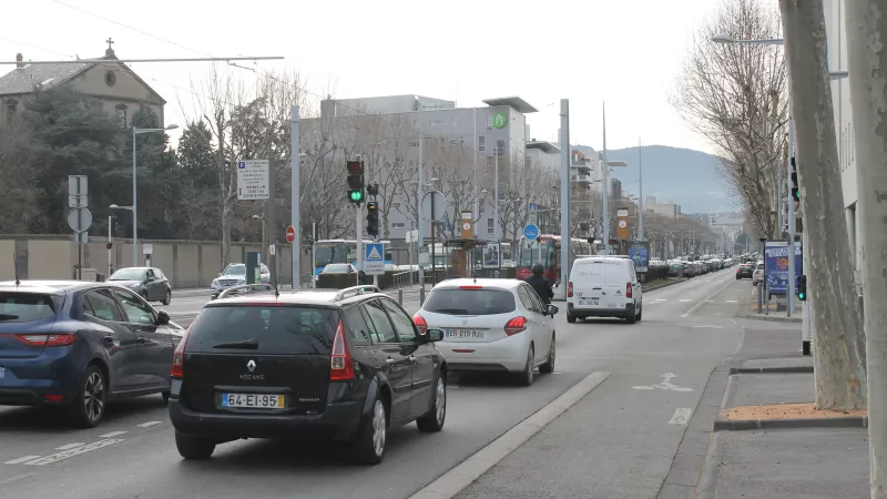 Avenue de la République à Clermont-Ferrand