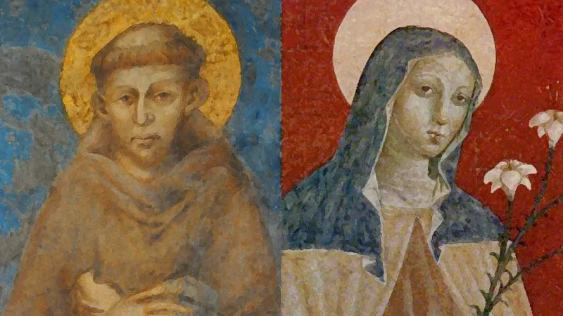 Sainte François et sainte Claire d'Assise, des guides spirituels pour vivre le Carême sur RCF ©Ciric / Wikimédia Commons