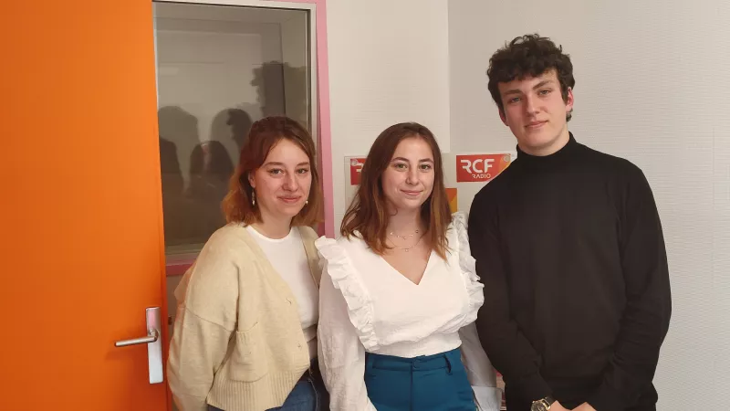 Chloé Bolmont, Marine Flety et Aloïs Dorp-Prevost © Tarik Dnidane