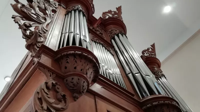 L'orgue de la paroisse Saint-Guillaume va se refaire une seconde jeunesse - © Adrien Beaujean
