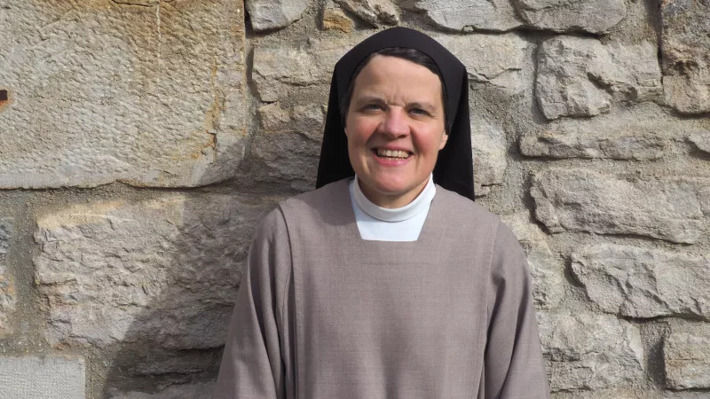 Soeur Anne Lise, mère abbesse du monastère Sainte Claire de Poligny - Amélie Gazeau