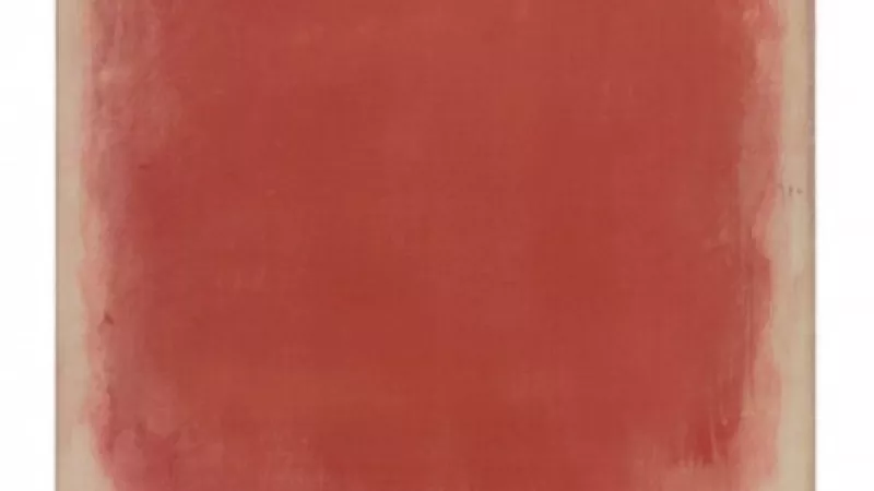  Mark Rothko (1903-1970), Red and Pink on Pink, vers 1953, Tempera on paper mounted on board with acrylic, 100.6 × 64.1 cm, Houston, The Museum of Fine Arts, Bequest of Caroline Wiess Law, 2004.53 © The Museum of Fine Arts, Houston / photo : Thomas R. DuBrock © 1998 by Kate Rothko Prizel & Christopher Rothko - ADAGP, Paris, 2022