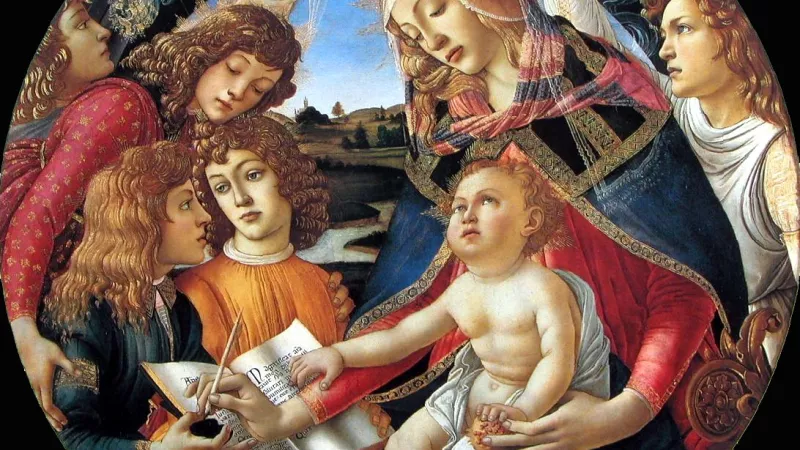 Botticelli, La Madone du Magnificat ©Wikimédia commons