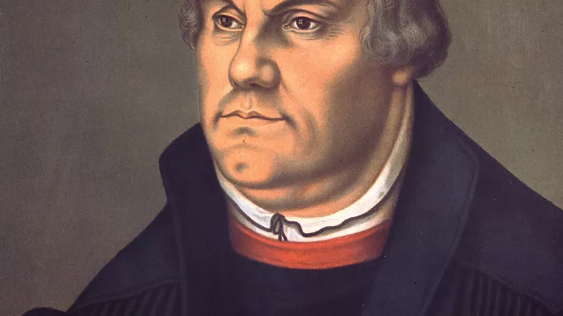 Portrait de Martin Luther, père de la Réforme ©Archives CIRIC