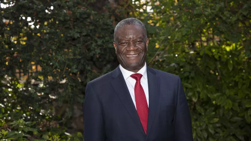 Portrait de Denis Mukwege /  ©F.Mantovani-Gallimard.